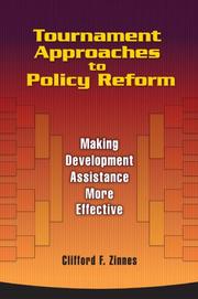 Tournament Approaches to Policy Reform by Clifford F. Zinnes