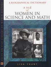 Cover of: A to Z of women in science and math by Lisa Yount