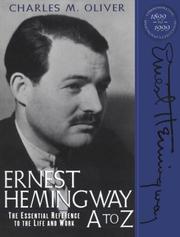 Cover of: Ernest Hemingway A to Z: the essential reference to the life and work