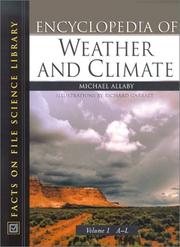 Cover of: Encyclopedia of Weather and Climate, Volume 1: A - L (Facts on File Science Library)
