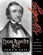 Cover of: Edgar Allan Poe, A to Z by Dawn B. Sova