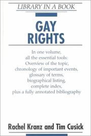 Cover of: Gay Rights (Library in a Book)
