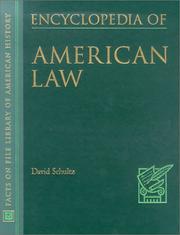 Cover of: The encyclopedia of American law