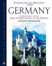 Cover of: Germany by Joseph A. Biesinger, Joseph A. Biesinger