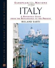 Cover of: Italy: A Reference Guide From The Renaissance To The Present (European Nations)