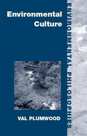 Cover of: Environmental Culture: The Ecological Crisis of Reason