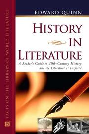 Cover of: History in literature: a reader's guide to 20th century history and the literature it inspired