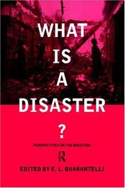 Cover of: What is a disaster?: perspectives on the question