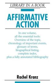 Cover of: Affirmative Action (Library in a Book)