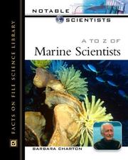 Cover of: A To Z 0f Marine Scientists (Notable Scientists)