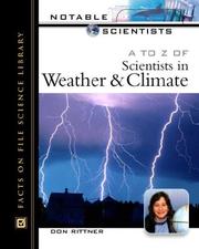 Cover of: A to Z of Scientists in Weather and Climate (Notable Scientists)