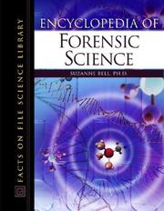 Cover of: Encyclopedia of Forensic Science
