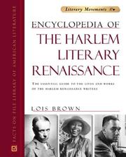 Cover of: The encyclopedia of the Harlem literary renaissance by Lois Brown