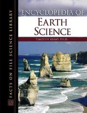 Cover of: Encyclopedia of Earth Science (Science Encyclopedia) by Timothy M. Kusky