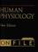 Cover of: Human Physiology on File (Human Body On File, New Edition)