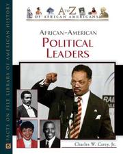 Cover of: African-American political leaders