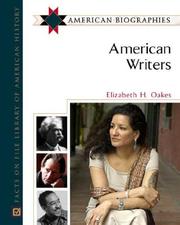 Cover of: American writers
