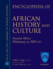 Cover of: Encyclopedia Of African History And Culture by Willie F. Page, R. Hunt Davis