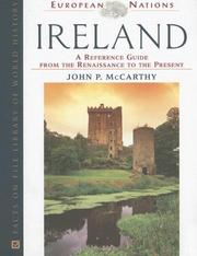 Cover of: Ireland: A Reference Guide From The Renaissance To The Present (European Nations)
