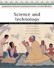 Cover of: Science And Technology (American Indian Contributions to the World)