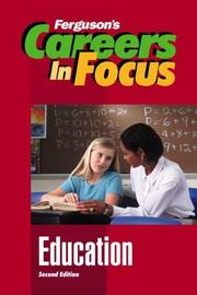 Cover of: Education (Ferguson's Careers in Focus) by 