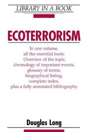 Ecoterrorism (Library in a Book) by Douglas Long