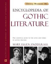 Cover of: Facts on File encyclopedia of Gothic literature