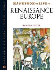 Cover of: Handbook to life in Renaissance Europe