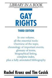 Cover of: Gay rights by Rachel Kranz