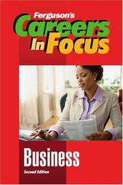 Cover of: Business (Ferguson's Careers in Focus) by Facts on File, Inc.