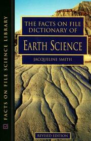 Cover of: The Facts on File Dictionary of Earth Science (Science Dictionary) by Jacqueline Smith