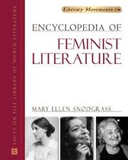 Cover of: Encyclopedia of feminist literature