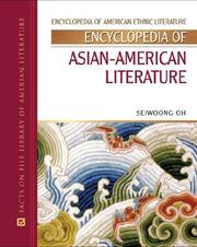 Cover of: Encyclopedia of Asian-American Literature (Encyclopedia of American Ethnic Literature)