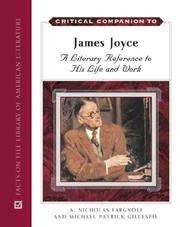 Cover of: Critical companion to James Joyce by A. Nicholas Fargnoli