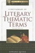 Cover of: A dictionary of literary and thematic terms by Quinn, Edward