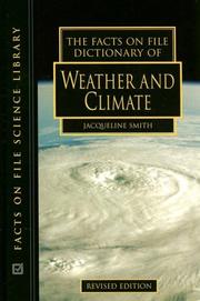 Cover of: The Facts on File Dictionary of Weather And Climate (Science Dictionary)