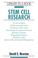 Cover of: Stem cell research