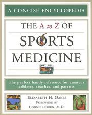Cover of: The A to Z of sports medicine