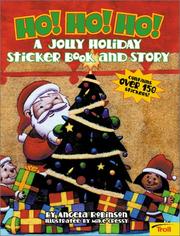 Cover of: Ho Ho Ho A Jolly Holiday Sticker Book (Merry Christmas!)