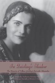 Cover of: In Quisling's Shadow: The Memoirs of Vidkun Quisling's First Wife, Alexandra