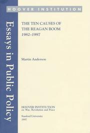 Cover of: The ten causes of the Reagan boom, 1982-1997