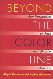 Cover of Beyond the color line