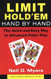 Cover of: Limit Hold 'Em Hand by Hand by Neil Myers