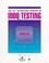 Cover of: IEEE International Workshop on Iddq Testing: November 5-6, 1997, Washington, D.C. 
