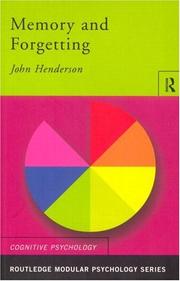 Memory and Forgetting by John Henderson