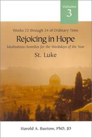 Cover of: Rejoicing in Hope: Meditations/Homilies for the Weekdays of the Year: Weeks Twenty-Two Through Thirty-Four Of Ordinary Time (Meditations/Homilies for the Weekdays of the Year)