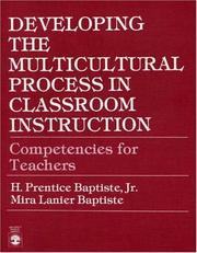 Cover of Developing the multicultural process in classroom instruction