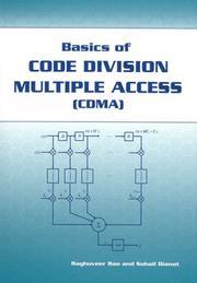 Cover of: Basics of Code Division Multiple Access (CDMA) (SPIE Tutorial Texts in Optical Engineering Vol. TT67) (Tutorial Texts in Optical Engineering)
