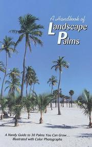 A Handbook of Landscape Palms by Jan Allyn