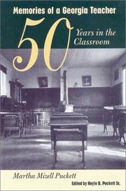 Cover of: Memories of a Georgia Teacher: Fifty Years in the Classroom